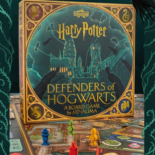 Defenders of Hogwarts: a board game by MinaLima